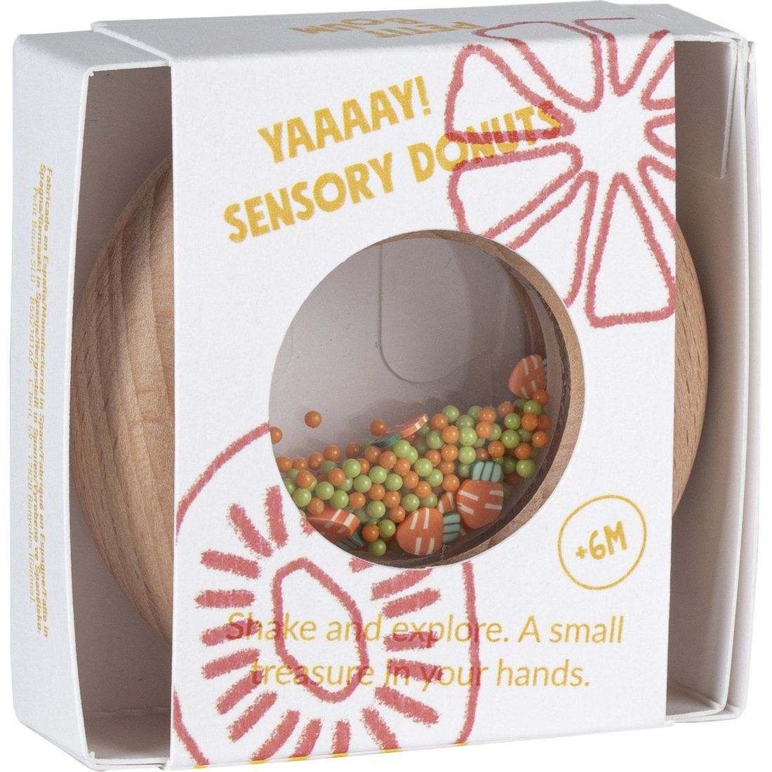 Hochet sensoriel Sensory Donut carottes (Petit Boum) - Image 6