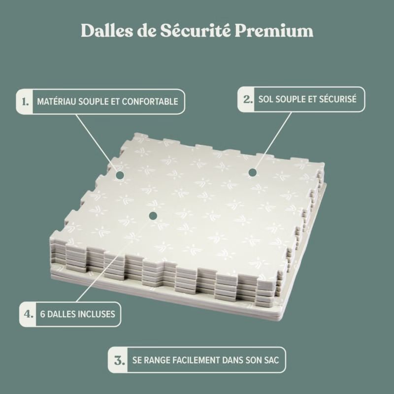 Tapis de jeu en mousse 2,13 m2 pour bébé dès 6 mois (Active Tots) - Image 2