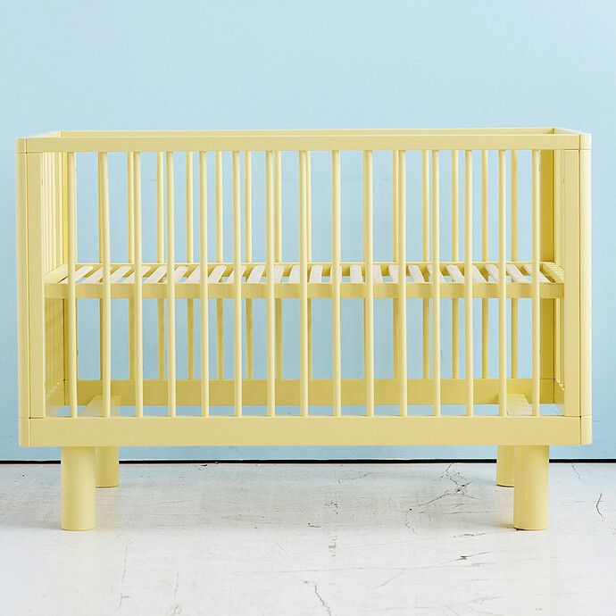 Lit Bébé Evolutif Nox Jaune - 60 x 120 cm (Karl & Fric) - Image 5