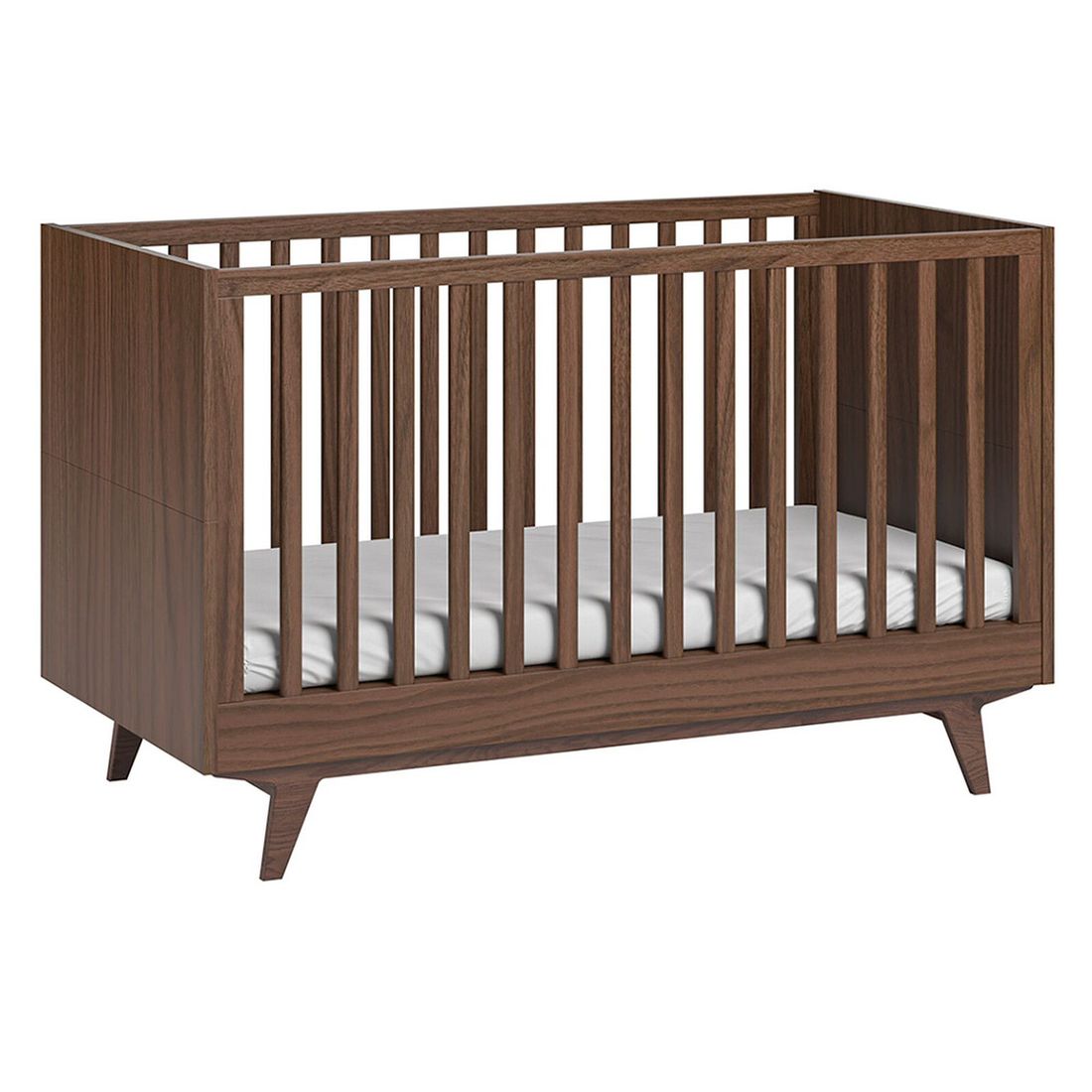 Lit Bébé Evolutif Mid II Noyer - 70 x 140 cm (Vox Meubles) - Image 1