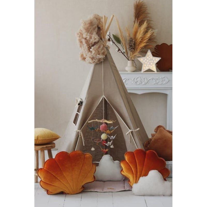 Tente tipi beige lin naturel (Moi Mili) - Image 4