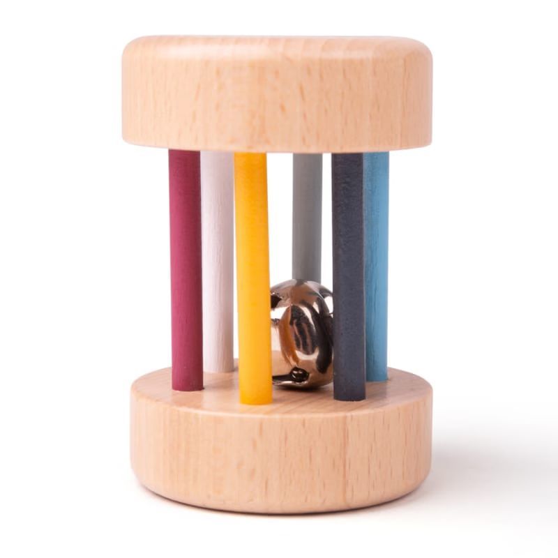 Hochet en bois (Bigjigs Toys) - Couverture