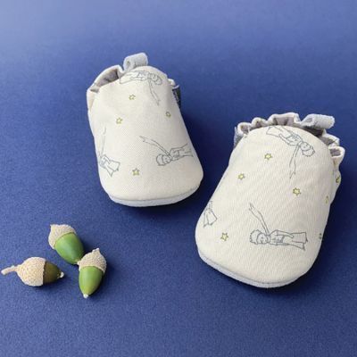 Chaussons en coton et cuir Le Petit Prince (6-12 mois) (Petit Jour Paris) - Image 3