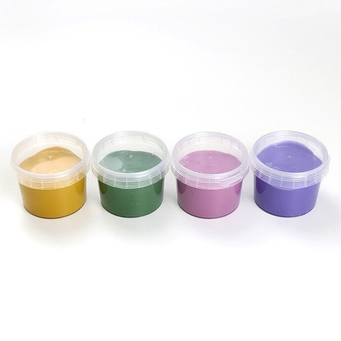 Coffret de 4 Pots de Peinture Naturelle et Végan Luka (Neogrün) - Image 4