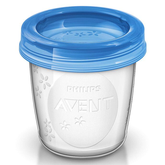 10 Pots de Conservation pour Lait Maternel SCF618/10 (Philips Avent) - Image 3