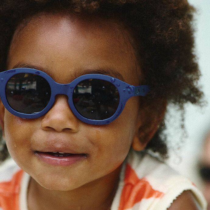 Lunettes de Soleil Baby #D 0/3 Ans - Denim Blue (IZIPIZI) - Image 1