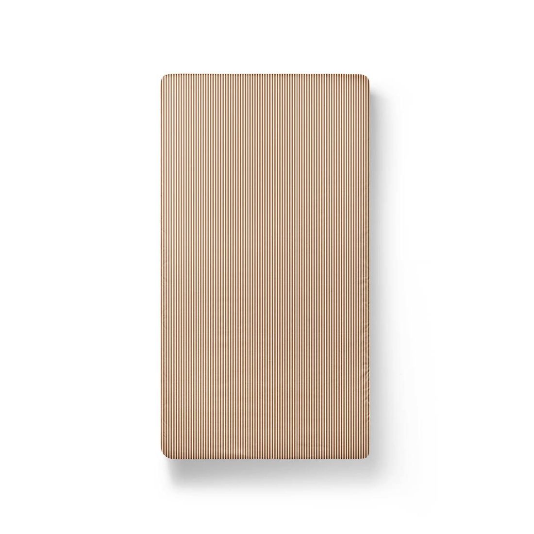 Petite Amélie | Drap-housse bébé | Coton biologique GOTS | Beige et Caramel | 70x140 cm pour matelas de 16 cm d'épaisseur (Petite Amélie) - Image 3