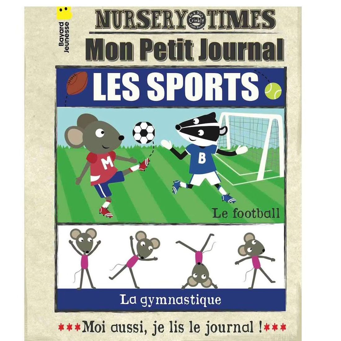 Livre D'éveil - Mon Petit Journal À Froisser - Les Sports Multi-coloured (Jo & Nic’S Crinkly) - Couverture
