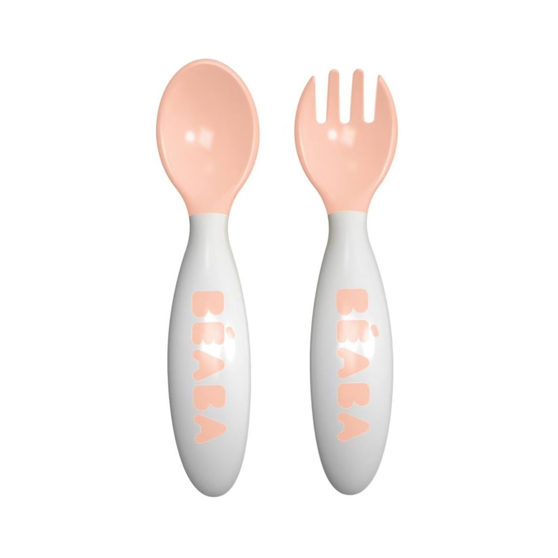 Set De 2 Couverts Ergonomiques 2ème Âge Nude (Béaba) - Couverture