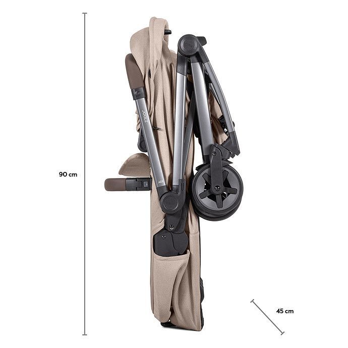Pack Naissance Poussette Aer² + Nacelle Aer² - Sandy Taupe (Joolz) - Image 9