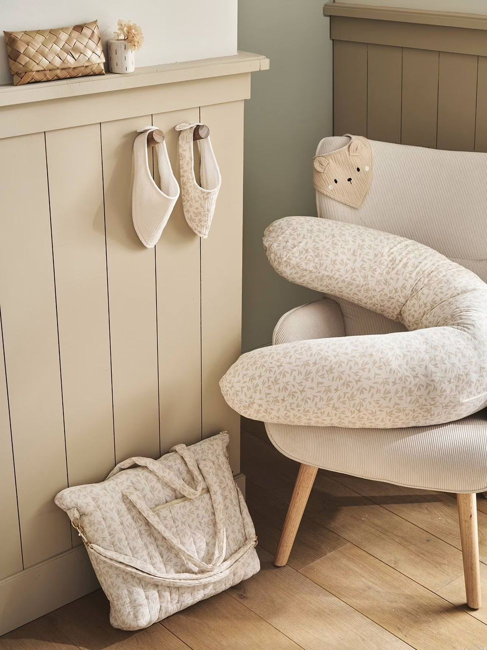 Sac à langer en gaze de coton Plume hygge (Vertbaudet) - Image 1