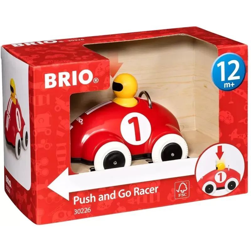 Voiture de course push and go (Brio) - Image 1