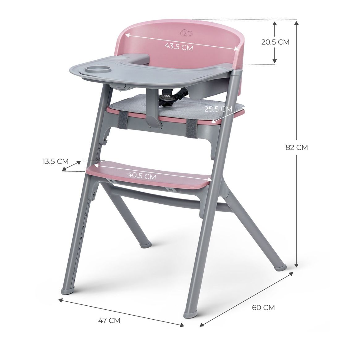 Chaise haute LIVY & CALMEE (Kinderkraft) - Image 7