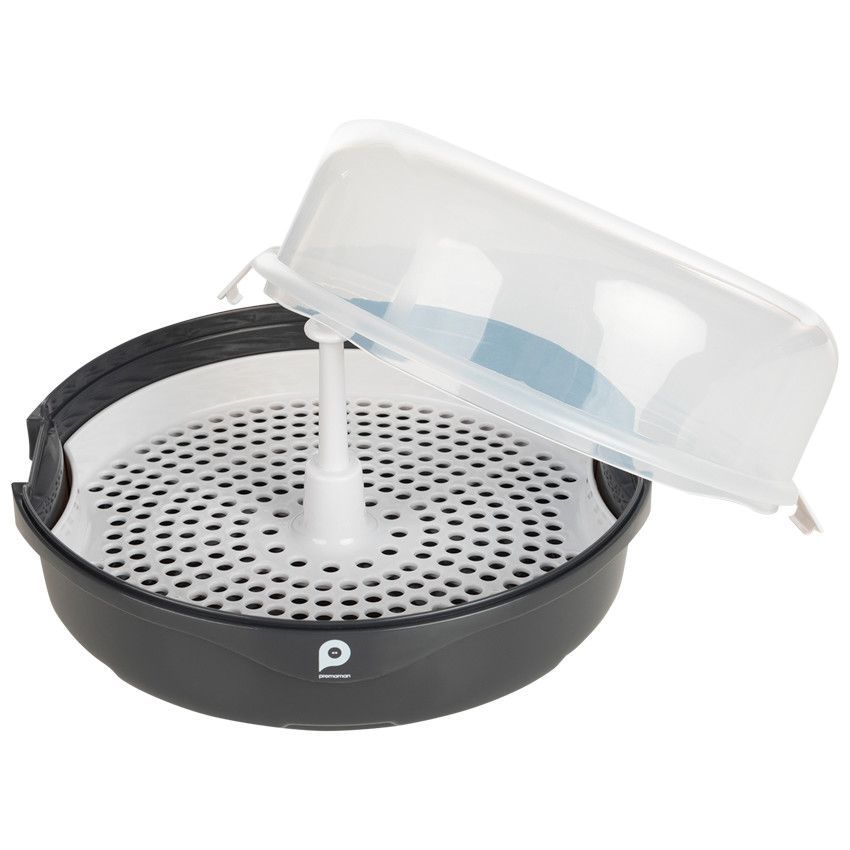 Stérilisateur micro-ondes Milo - Gris (Prémaman) - Image 1