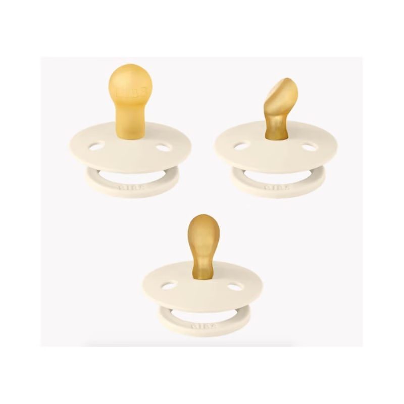 Try it collection- 3 sucette caoutchouc taille 1 0-6 maois ivoire (Bibs) - Image 1