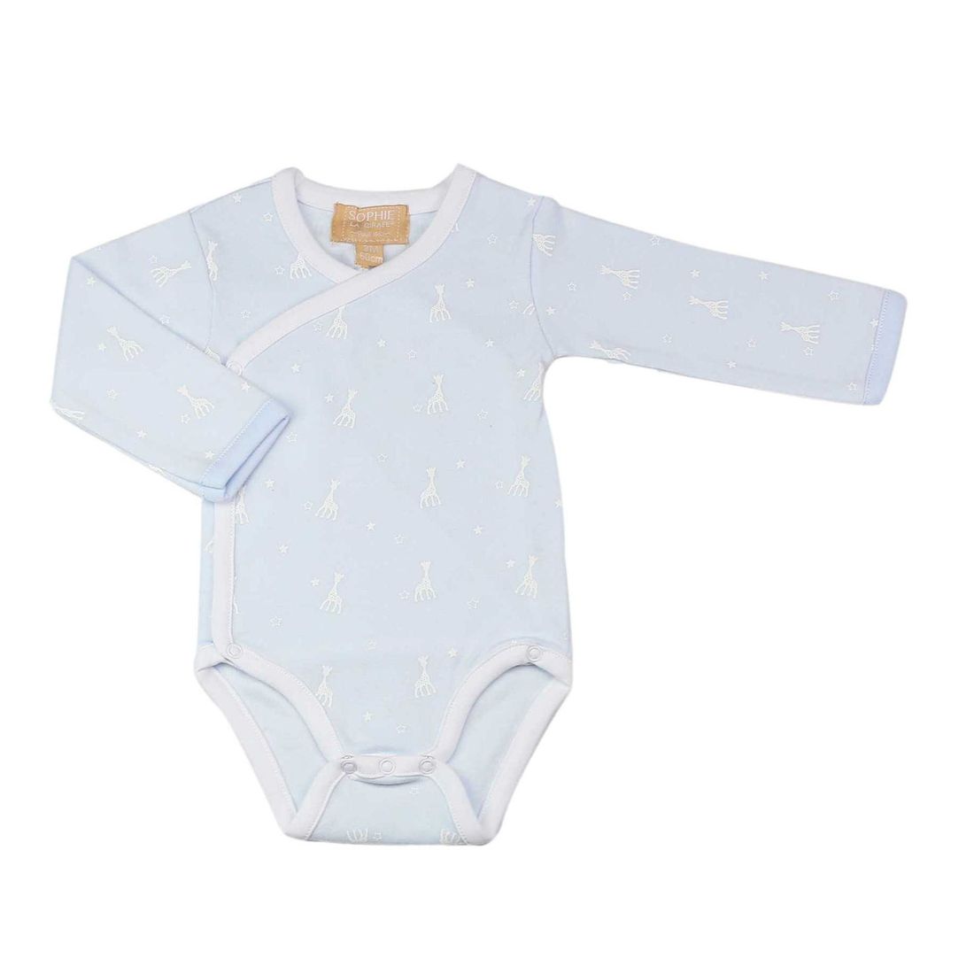 Body bébé ouverture croisé Sophie La Girafe® (Trois Kilos Sept) - Couverture