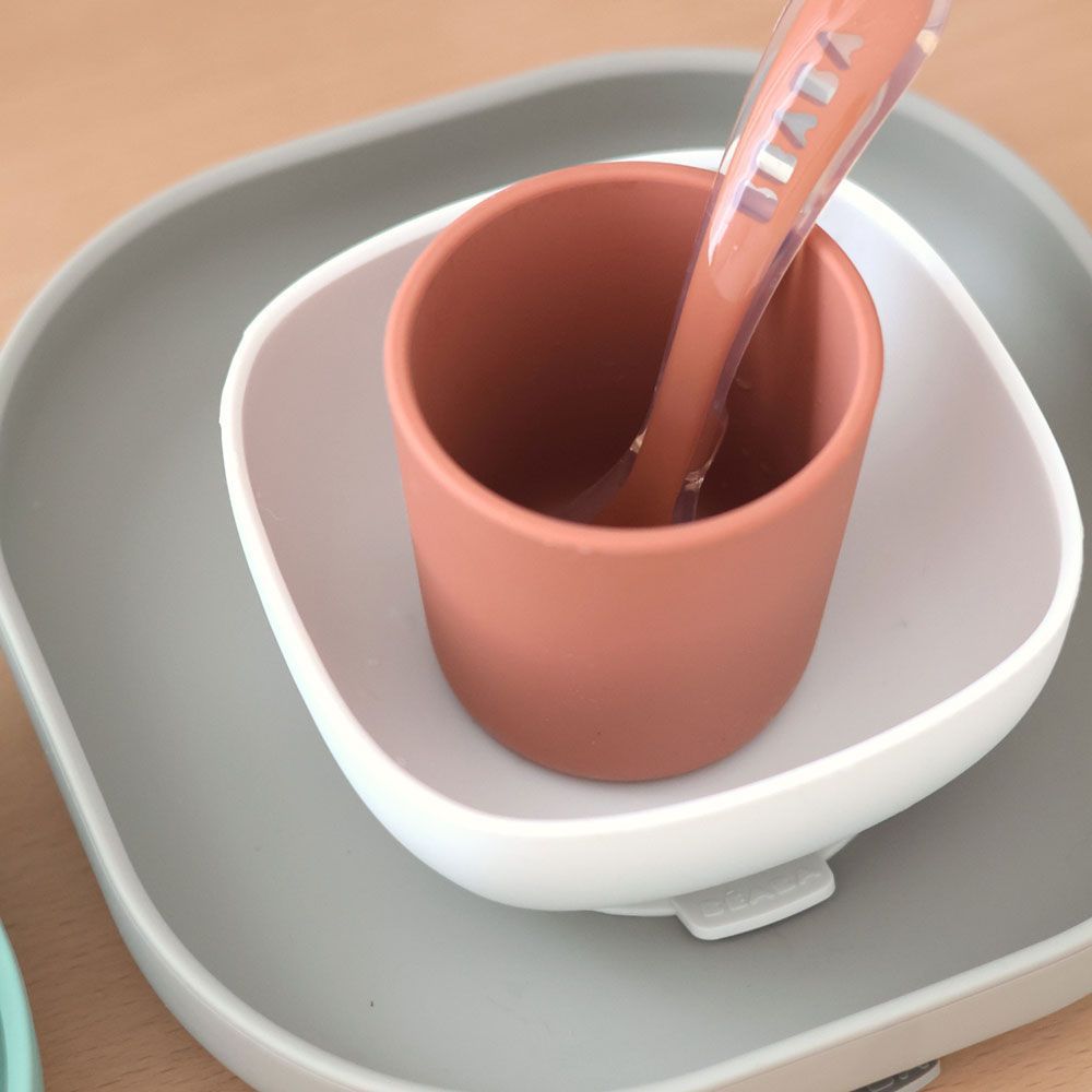 Coffret repas en silicone 4 pièces (Béaba) - Image 2