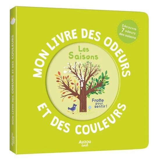 Mon livre des odeurs et des couleurs (Auzou) - Couverture