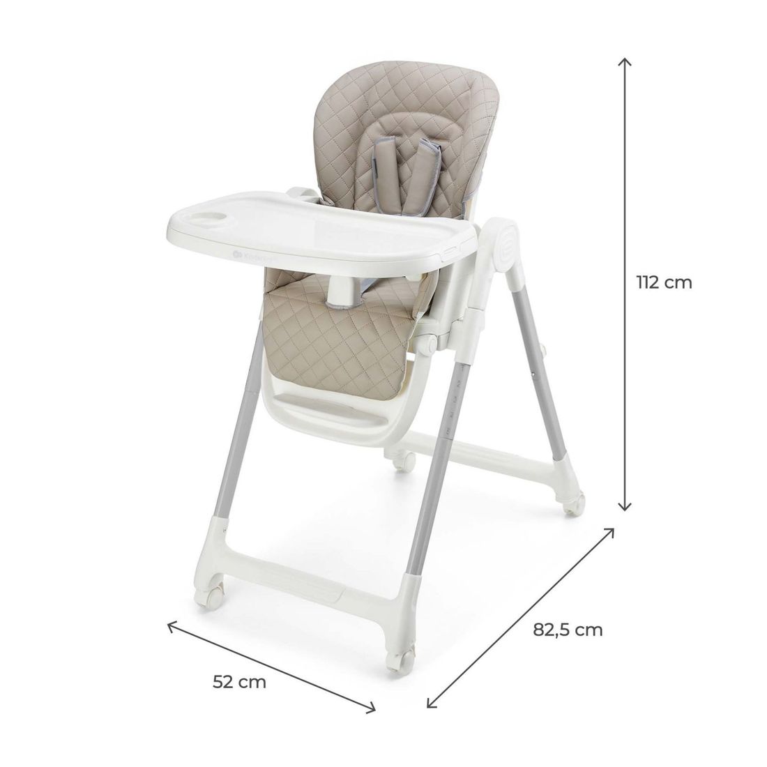 Chaise haute 3-en-1 TULO beige (Kinderkraft) - Image 11
