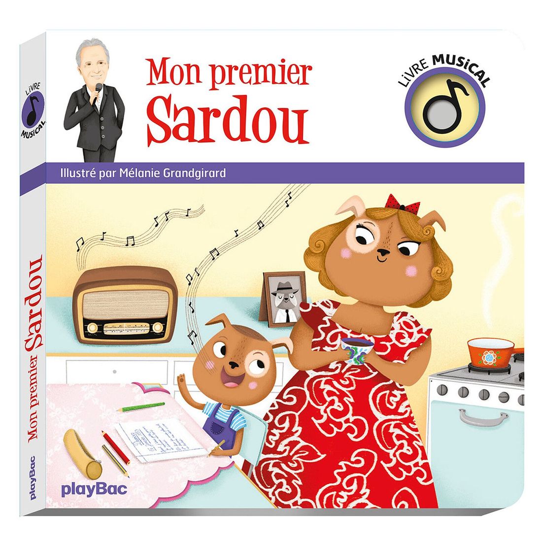 Livre Musical Mon Premier Sardou (playBac) - Couverture