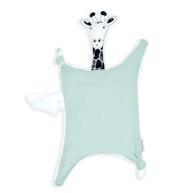 Doudou lange girafe sauge (Petit Bloom) - Couverture