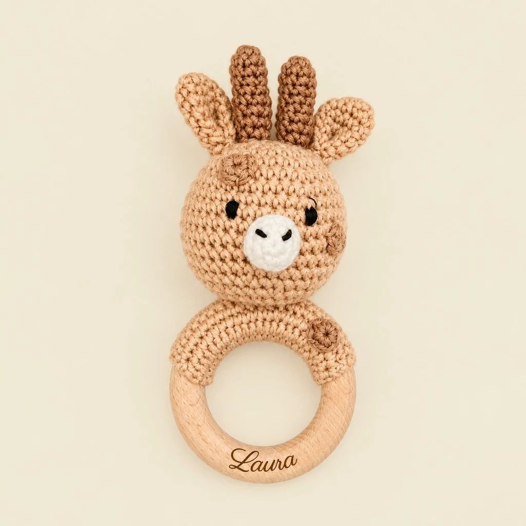 Hochet en crochet pour Bébé personnalisé (Les Petits Citrons) - Couverture
