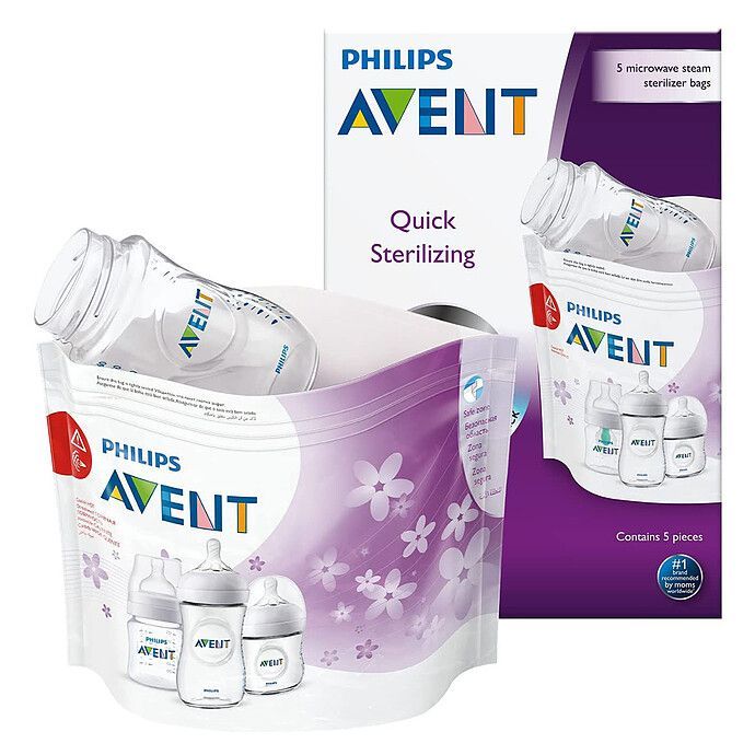 Lot de 5 Sachets de Stérilisation pour Micro-ondes (Philips Avent) - Image 3