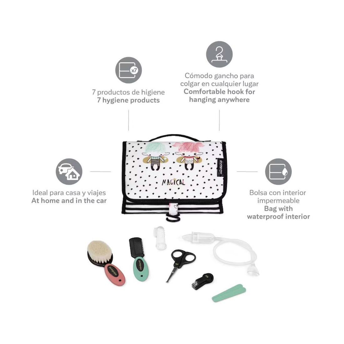 Kit De Soins Carekit Magical Noir (Miniland) - Image 1