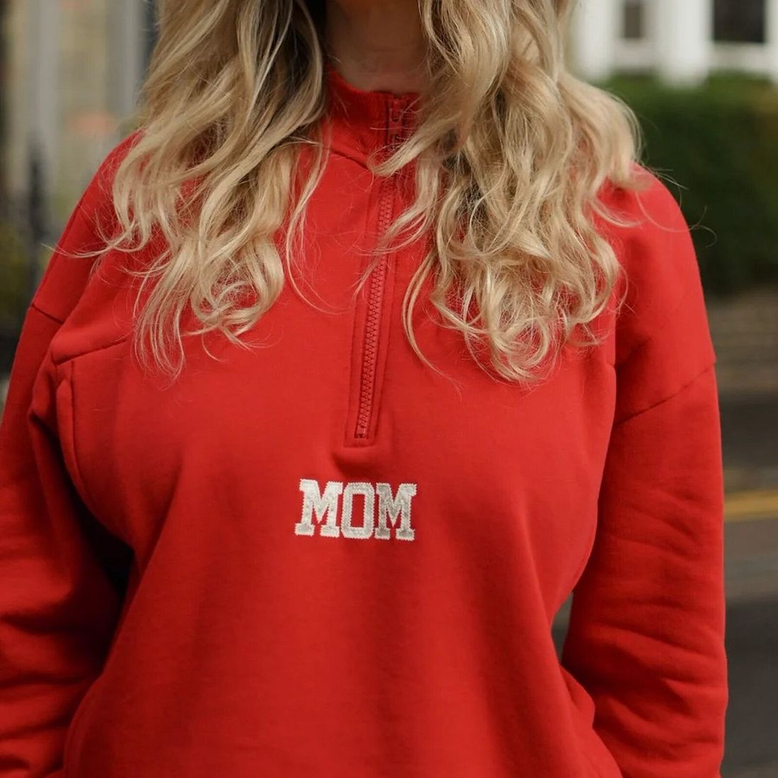 Sweat d'Allaitement Mom Rouge - M (Tajinebanane) - Couverture