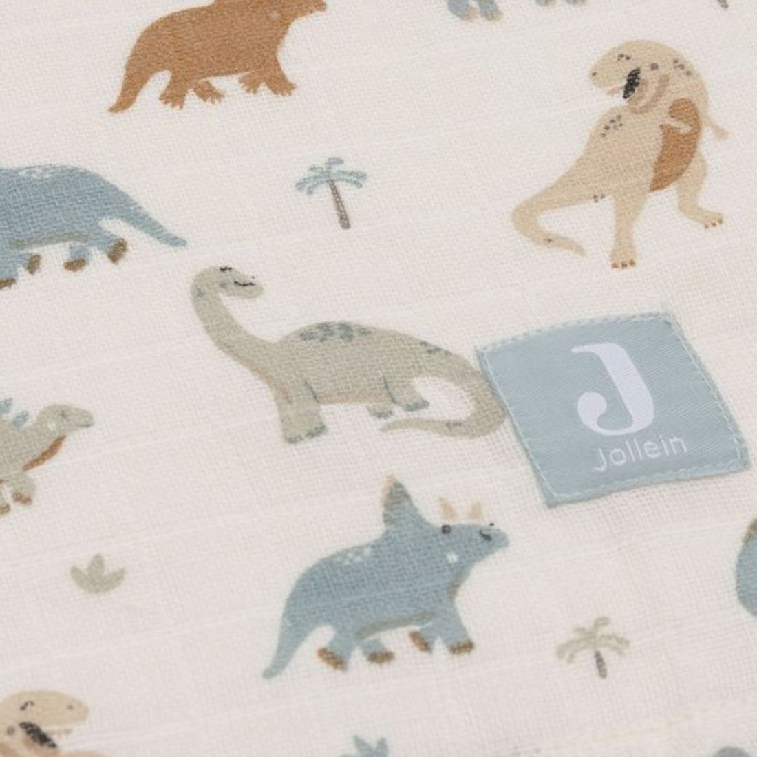 Lot de 2 maxi-langes en coton Roarsome (115 x 115 cm) (Jollein) - Image 6