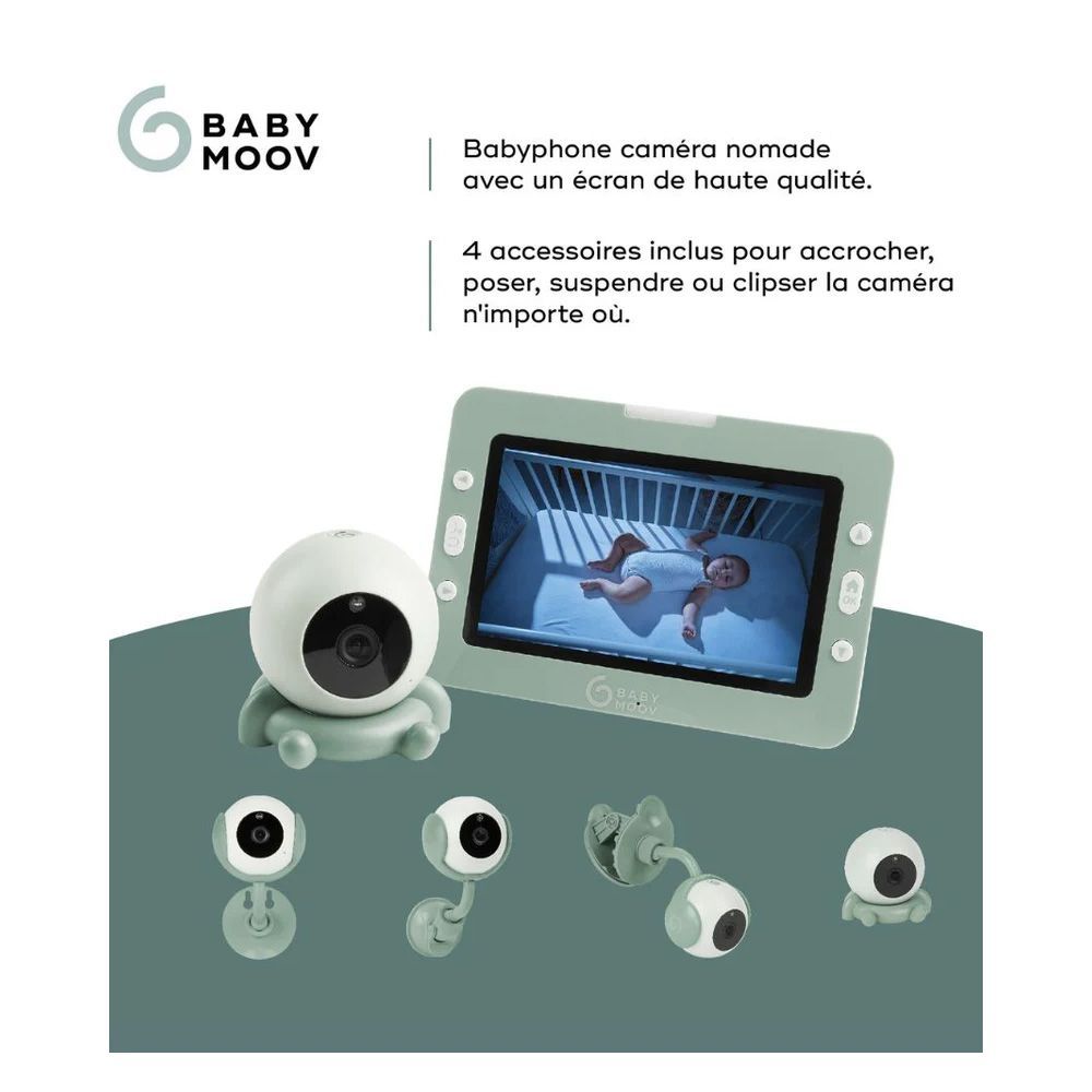 Babyphone vidéo YOO Go+ HD (Babymoov) - Image 1
