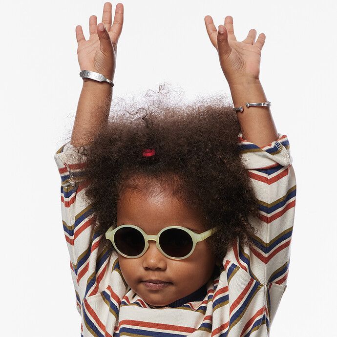 Lunettes de Soleil Baby #D 0/3 Ans - Vanilla (IZIPIZI) - Image 1