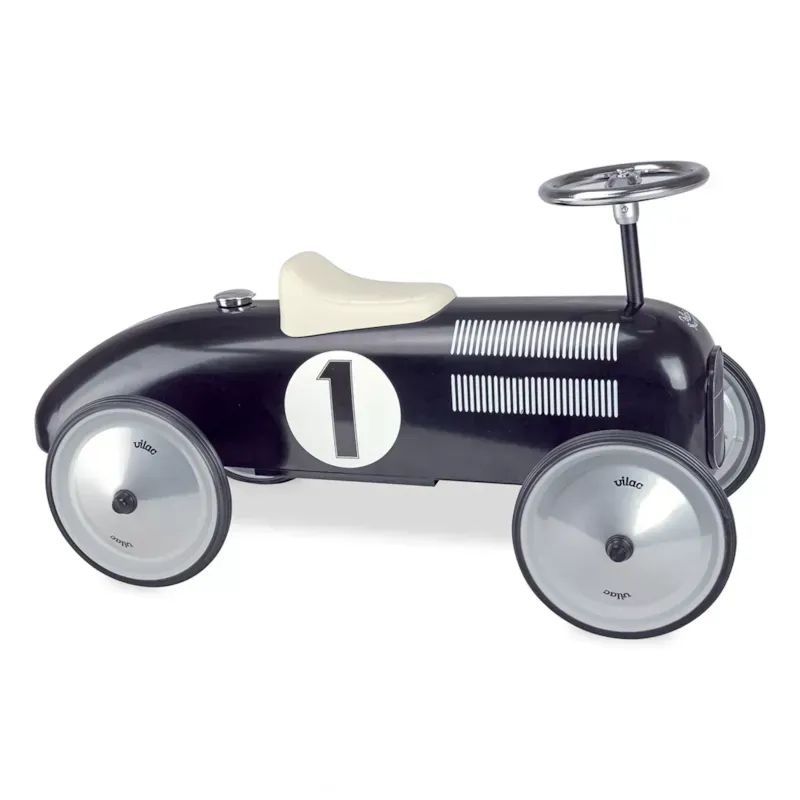 Porteur voiture en métal noir (Vilac) - Image 1