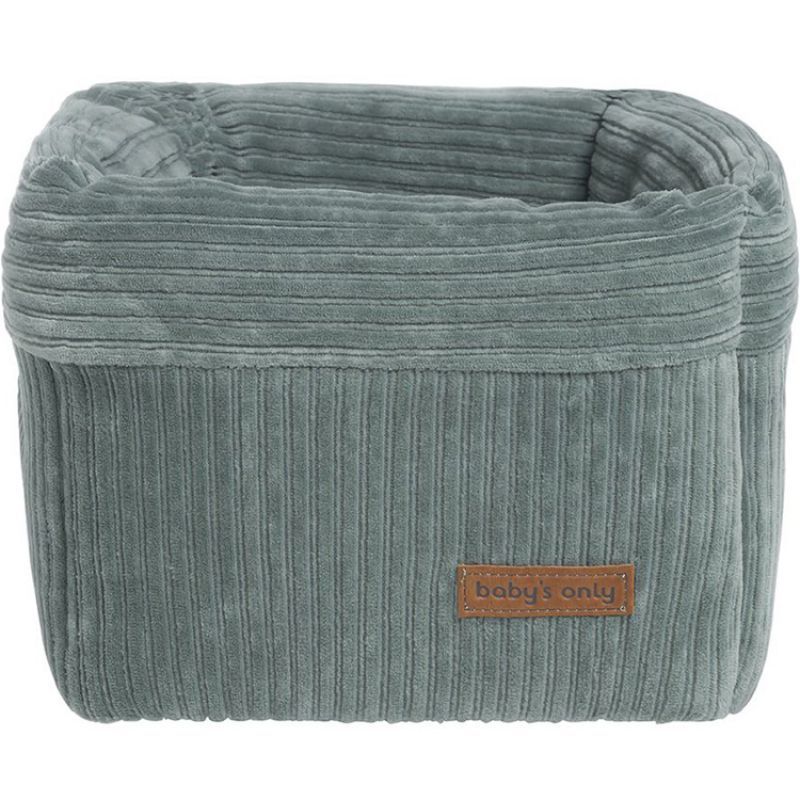 Panier de toilette Sense vert d'eau (18 x 18 cm) (Baby's Only) - Image 1