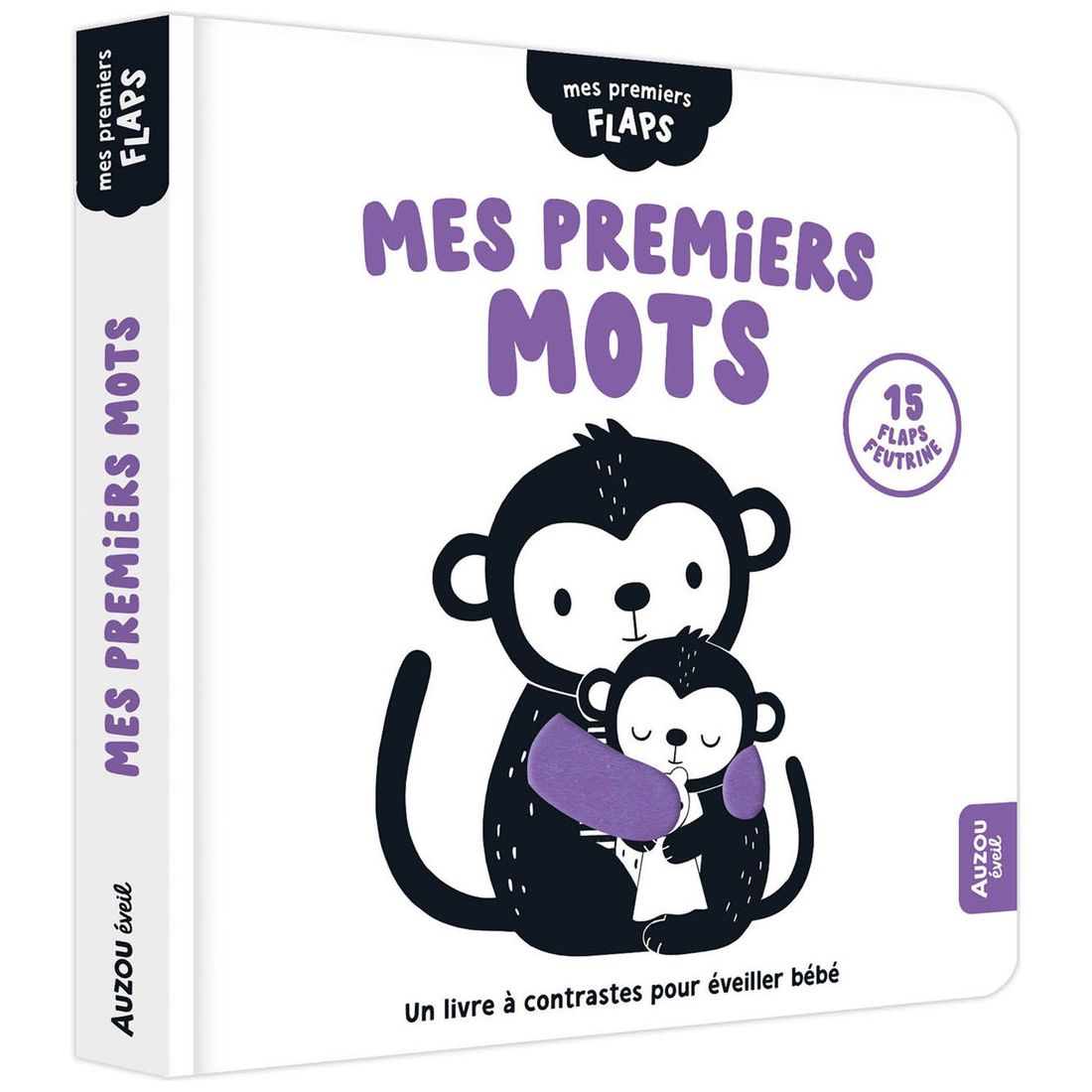 Livre Mes premiers flaps Les premiers mots (Auzou Editions) - Couverture