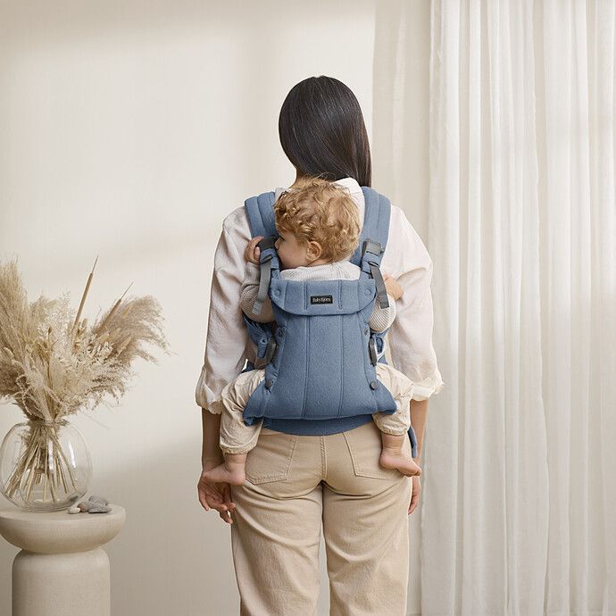 Porte-bébé Harmony Tissé Chiné - Bleu (BabyBjörn) - Image 9