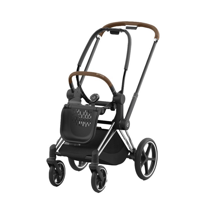 Châssis poussette Priam Chrome - Marron - Noir (Cybex) - Couverture