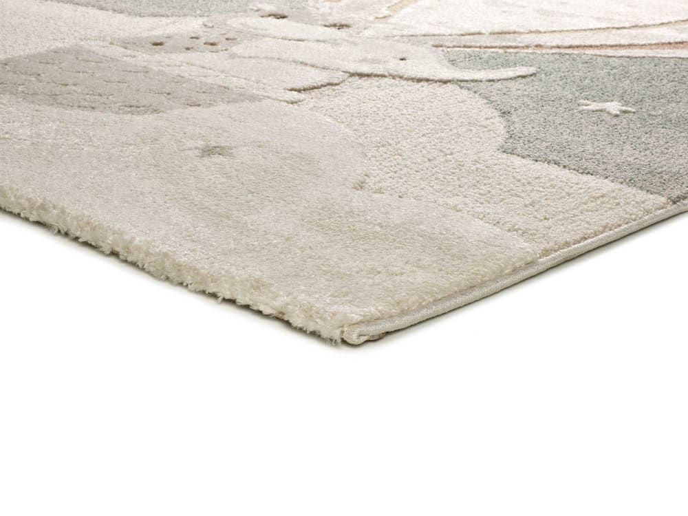 Tapis enfant animaux vert/gris, 120x170 cm (Atticgo) - Image 2
