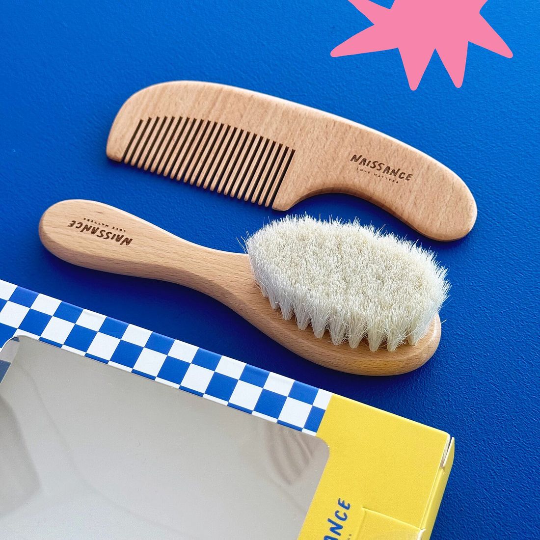 Coffret Brosse et Peigne (Naissance) - Couverture