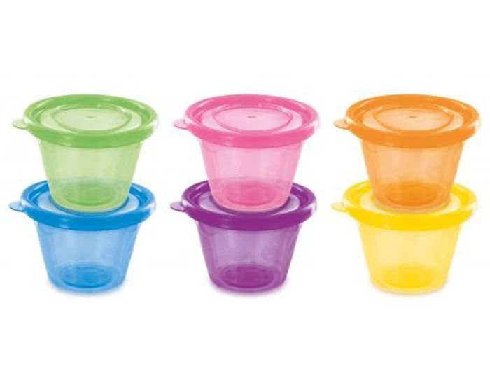 Set de 6 Petits Pots avec Couvercles - 120 ml (Dbb Remond) - Couverture