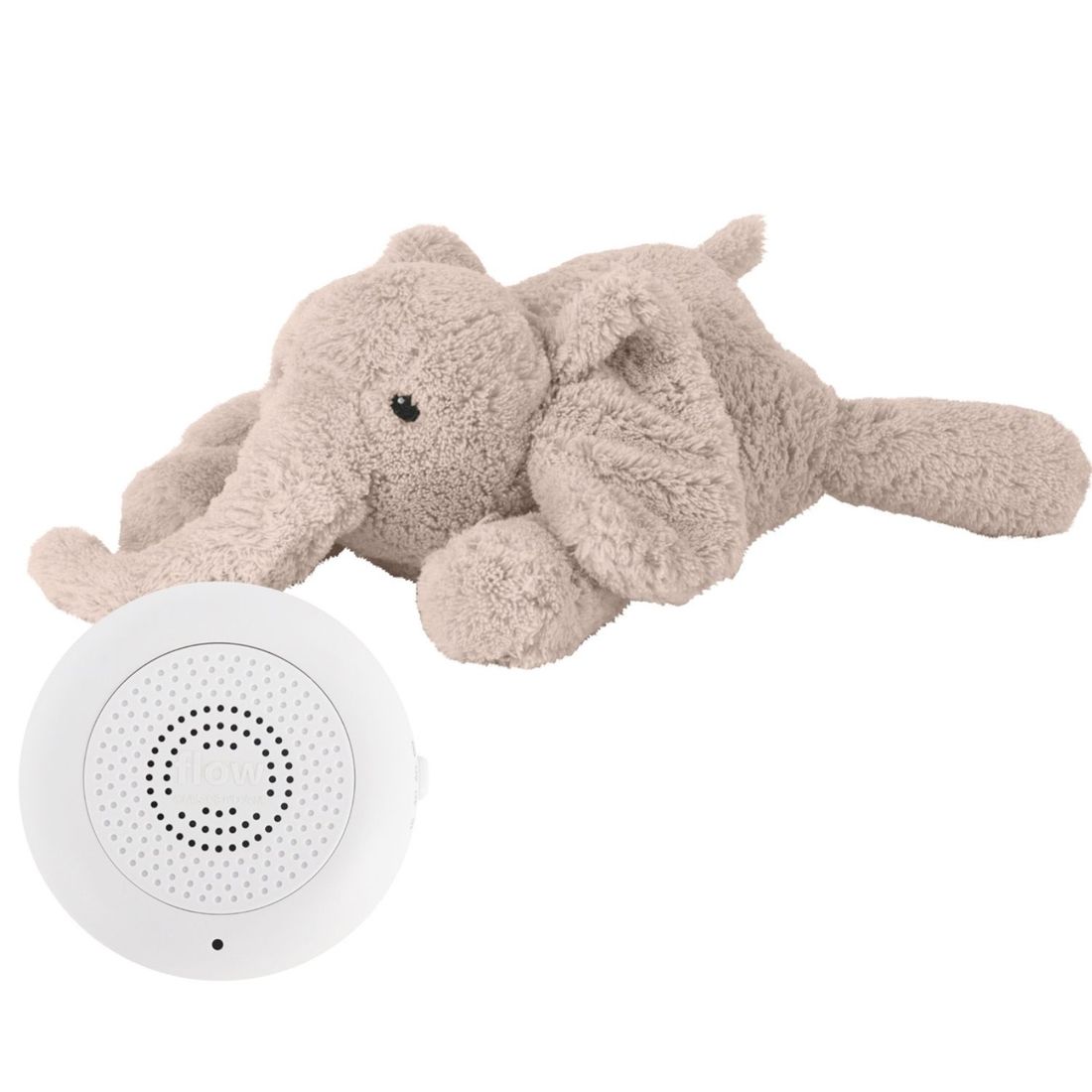 Peluche bruit blanc George l'éléphant beige (FLOW) - Image 7