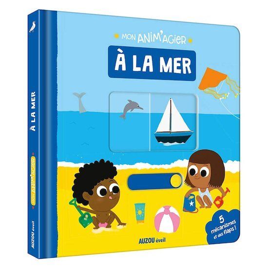 Livre Mon Anima'gier - À la mer (Auzou) - Couverture