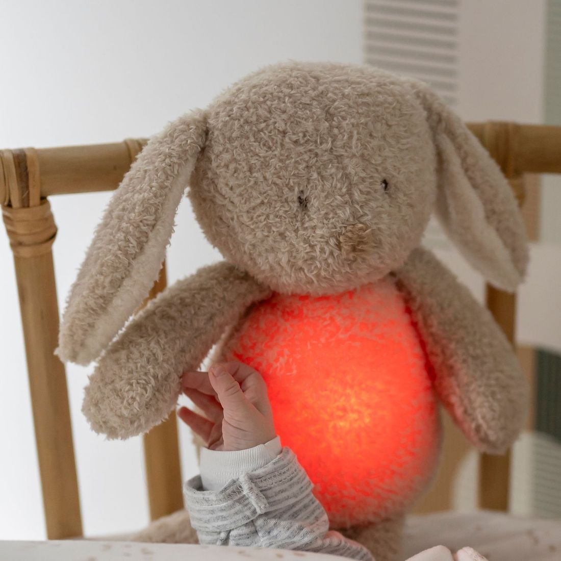 Peluche veilleuse Sleepy Teddy Lapin Beige (Nattou) - Image 4