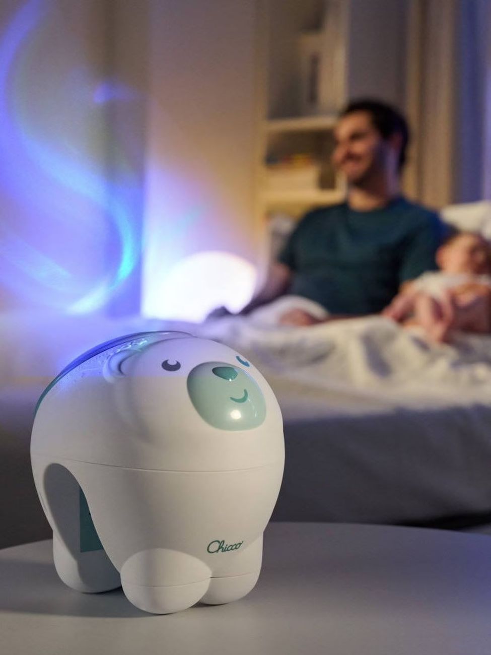 Projecteur Ourson Polaire bleu (Chicco) - Image 2