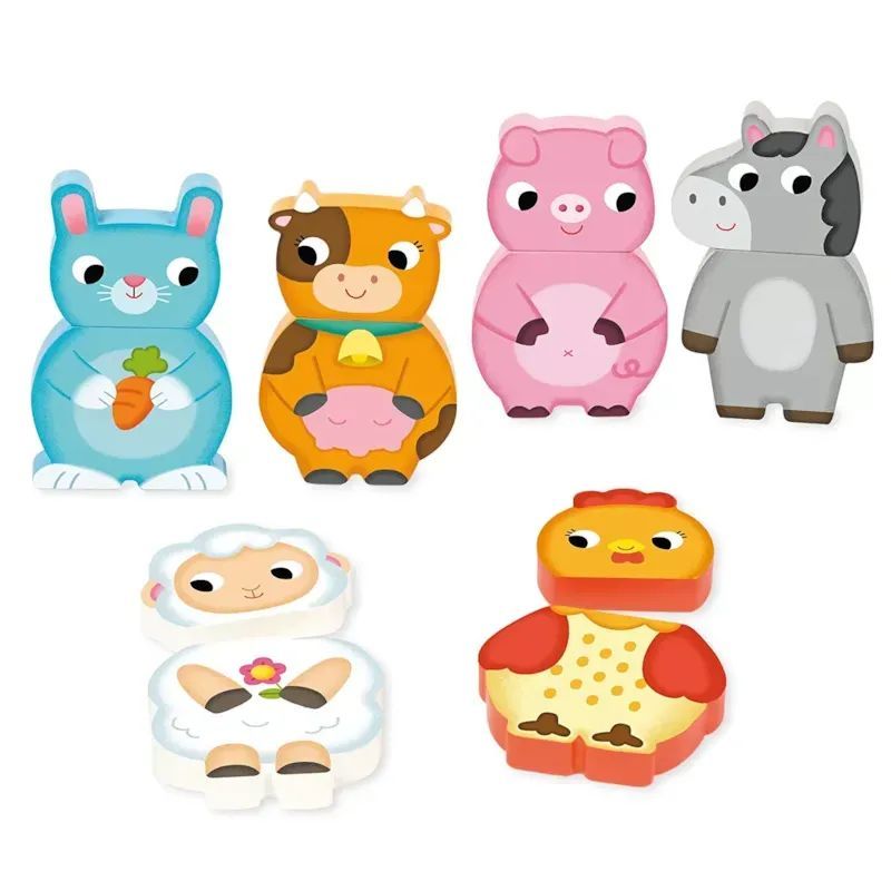 Puzzle magnétique animaux de la ferme (Goula) - Image 1