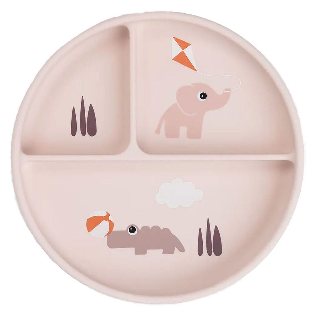 Assiette Plateau Stick & Stay - Playground Rose (Done by deer) - Couverture