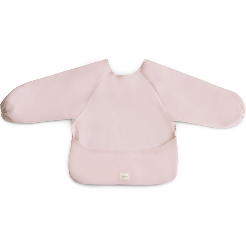 Bavoir à manches longues Blush (6-24 mois) (Mushie) - Image 1