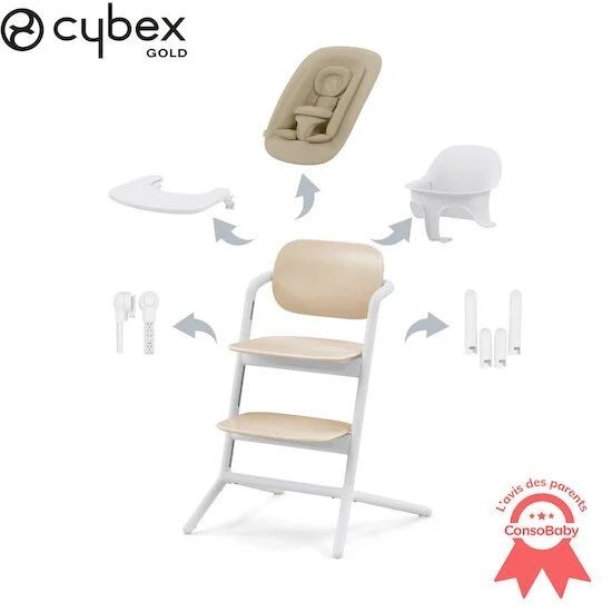 Chaise haute Lemo 4-en-1 (Cybex) - Image 1