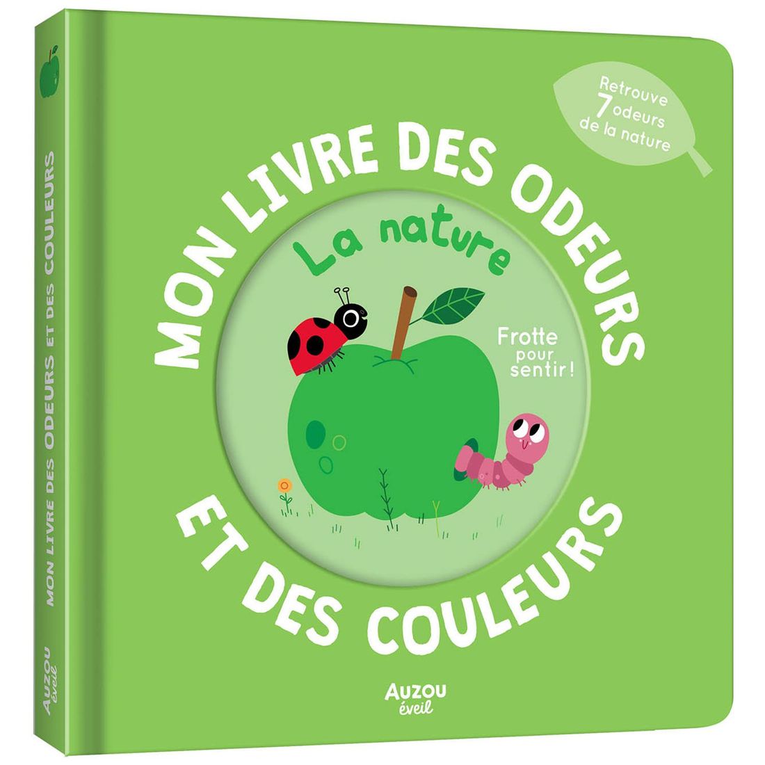Mon livre des odeurs et des couleurs La nature (Auzou Editions) - Couverture