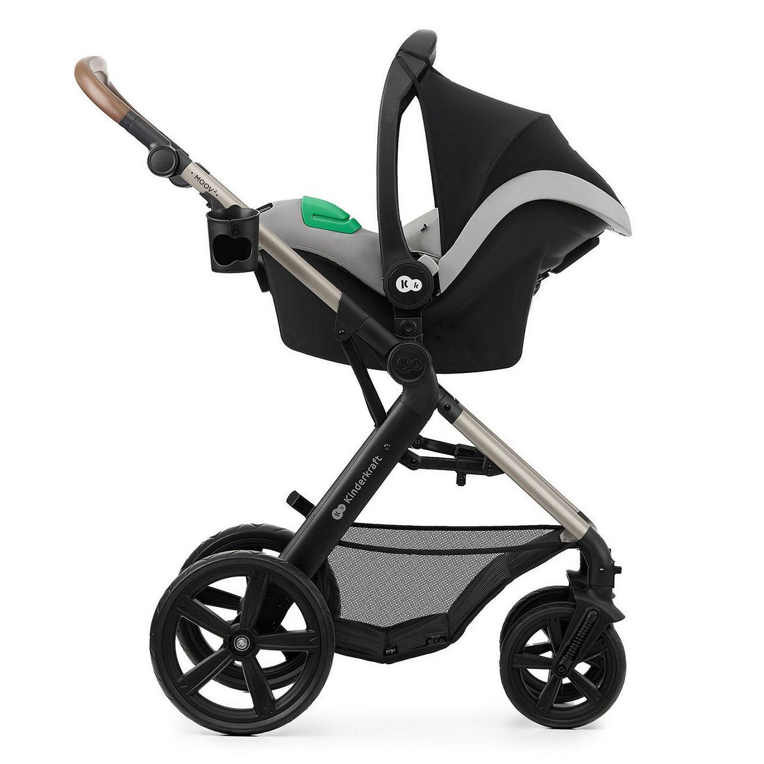Poussette multifonctionnelle 4en1 MOOV 2 gris (Kinderkraft) - Image 11